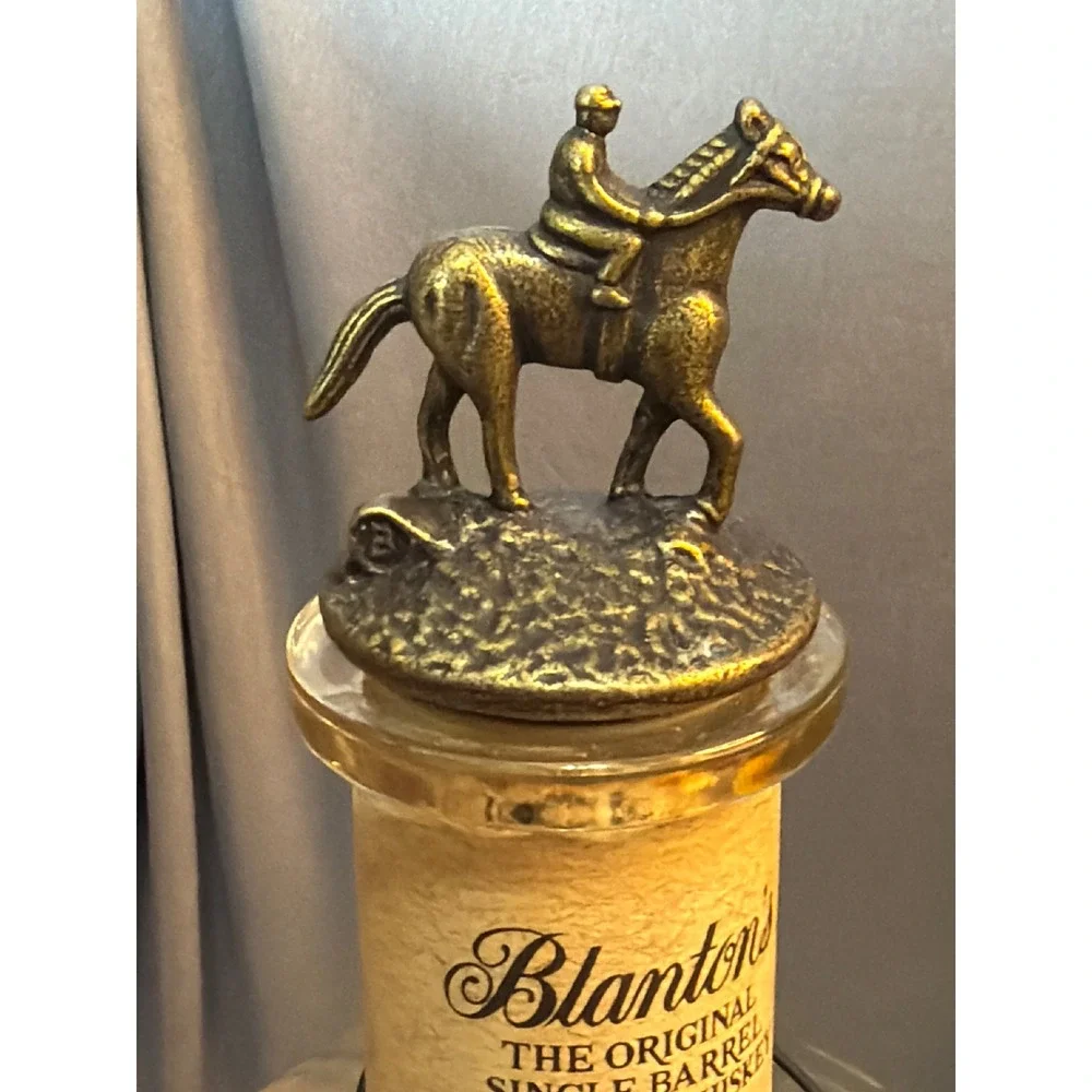 Blanton's Single Barrel Bourbon Empty Bottles with Stopper Letters B A N T S Set